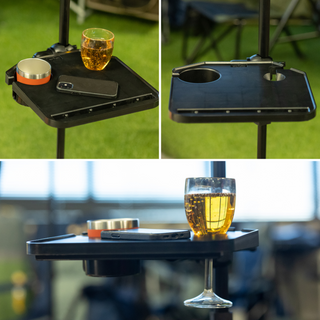 23 zero UNIVERSAL CAMP TRAY TABLE & CUP HOLDER