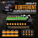 8 GANG LED SWITCH PANEL, OFF ROAD LIGHT CONTROLLER