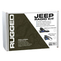 Jeep Wrangler JL, JLU, and Gladiator JT Two-Way GMRS Mobile Radio Kit