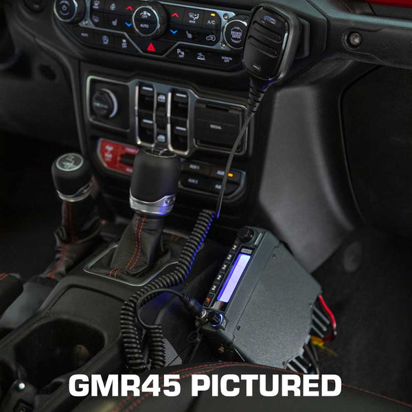 Jeep Wrangler JL, JLU, and Gladiator JT Two-Way GMRS Mobile Radio Kit