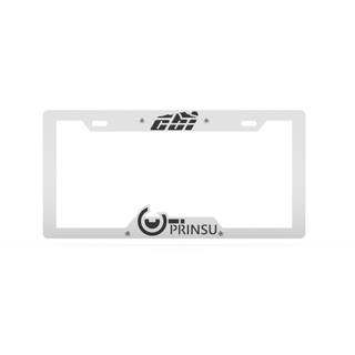 Buy white-black CBI/Prinsu License Plate Holder