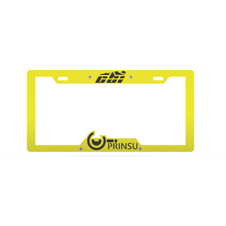 Buy yellow-black CBI/Prinsu License Plate Holder